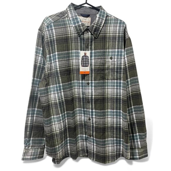Weatherproof Other - Weatherproof Vintage Mens Flannel Shirt (US, XXL, Green), New